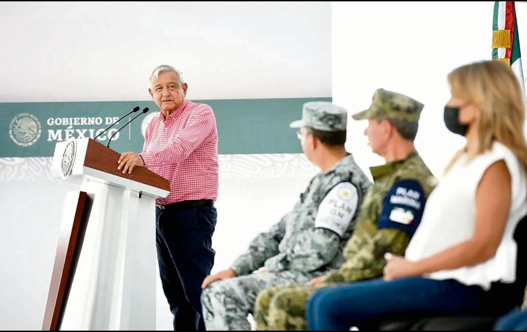 El Presidente estuvo en Sonora para inaugurar las instalaciones de la Guardia Nacional. ESPECIAL