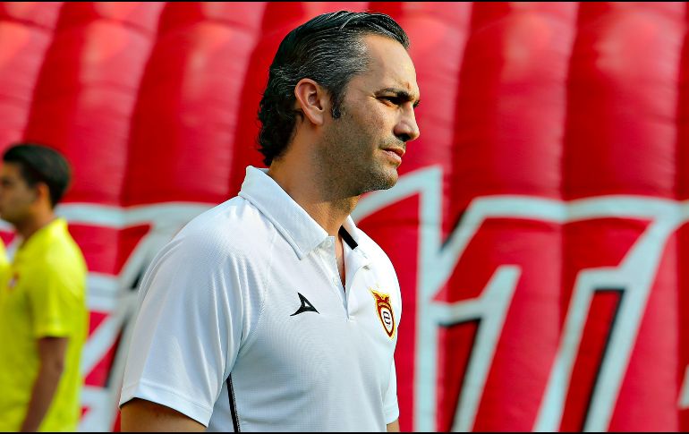 Juan Carlos Leaño durante la final de Ascenso contra Leones Negros en 2014, después de la cual los Tecos desaparecieron por un año. IMAGO7/E. Espinosa