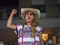 Salgado Pineda escribió en sus redes sociales que se cancelaba el mitin porque no se 