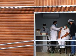 DONACIÓN. Este es el lote número 17 que llega a Honduras. AP