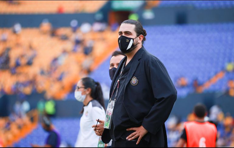 Luego de confirmarse la salida de José Juan Macías al Getafe de España, el presidente de Chivas Amaury Vergara, aprovechó para felicitarlo. Imago7