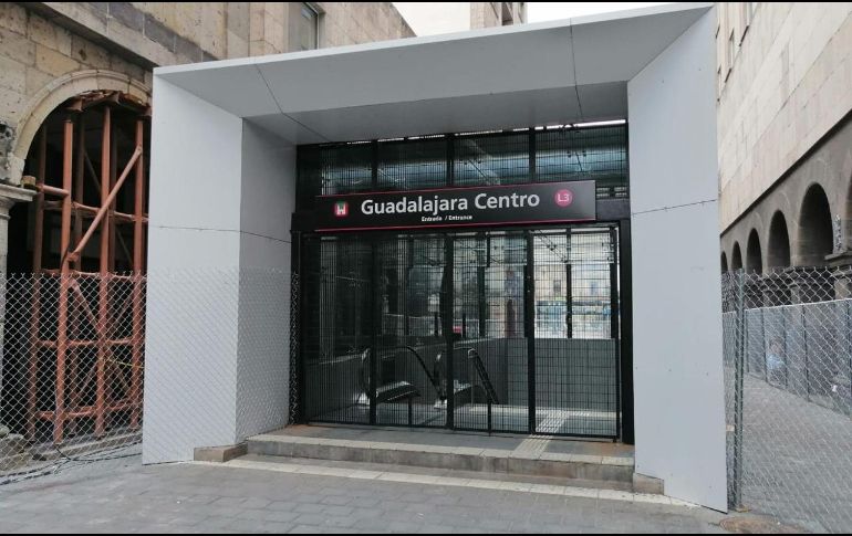 Cierran los accesos que se encuentran en las calles Pedro Moreno y Morelos, a la altura de Paseo Alcalde sin que esto afecte el servicio. ESPECIAL/Siteur