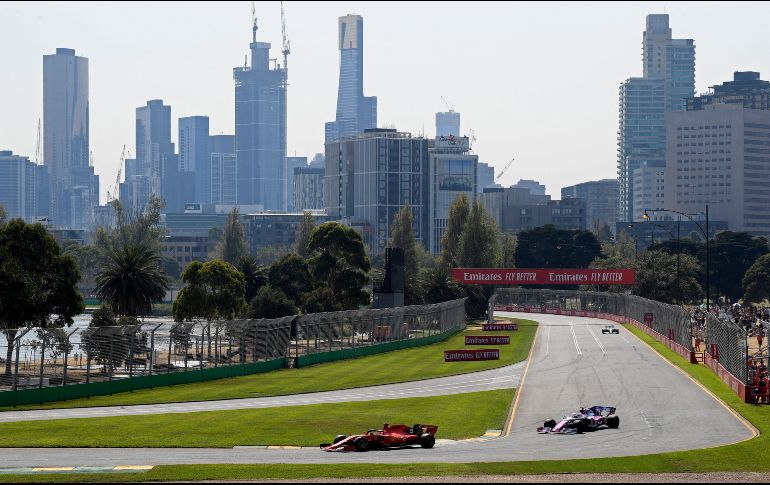 El GP de Australia fue cancelado, luego de que los organizadores de la carrera y la F1 no lograran alcanzar un acuerdo sobre los protocolos de viajes y de cuarentena por la pandemia de COVID-19. AP / ARCHIVO