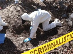La Fiscal Especializada en Personas Desaparecidas del Estado de Jalisco, añadió que los trabajos en la fosa no han concluido y que hasta ayer martes se tenía un 90% de avance en el procesamiento del lugar. EFE / ARCHIVO