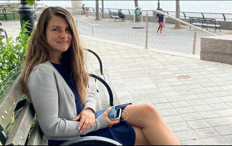 ROMINA RUGOYA. La oficinista no quiere gastar tres horas en llegar a su trabajo. AP