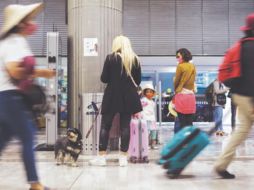 ESTRATEGIA.  La medición de temperatura,  gel  antibacterial y sana distancia es lo único obligatorio en los aeropuertos de México. SUN
