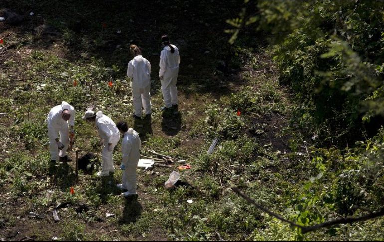Las autoridades informaron que los restos de algunas de las víctimas todavía tenían ropa. EFE/ARCHIVO