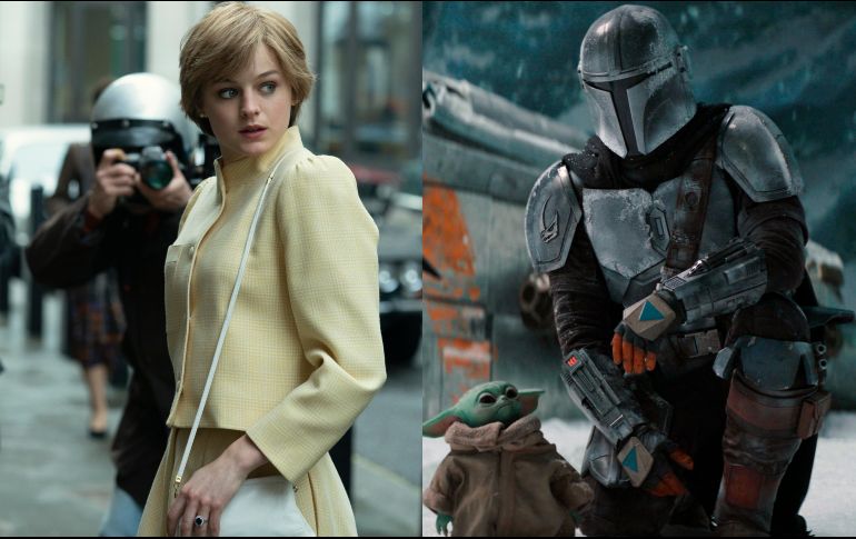 ''The Crown'' y ''The Mandalorian'' competirán en la categoría de mejor serie drama. AP / NETFLIX / DISNEY+