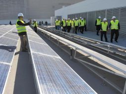 Alfonso Durazo indicó que se cuenta con un terreno de dos mil hectáreas para construir la planta solar. NTX/ARCHIVO