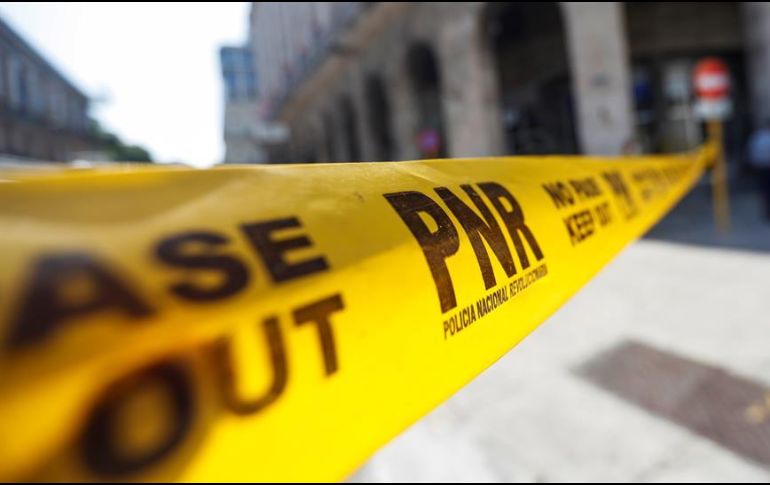 Una cinta amarilla puesta por la Policía Nacional Revolucionaria (PNR) impide el paso en las zonas aledañas al Capitolio como medida por las protestas antigubernamentales de los últimos días. EF/Y. Zamora