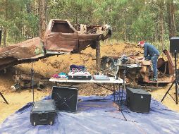 CYCLOPS. De Carlos Amorales & Enrique Arriaga, “Camionetas que hablan” (Talking Trucks), 2021. CORTESÍA/ ENRIQUE ARRIAGA