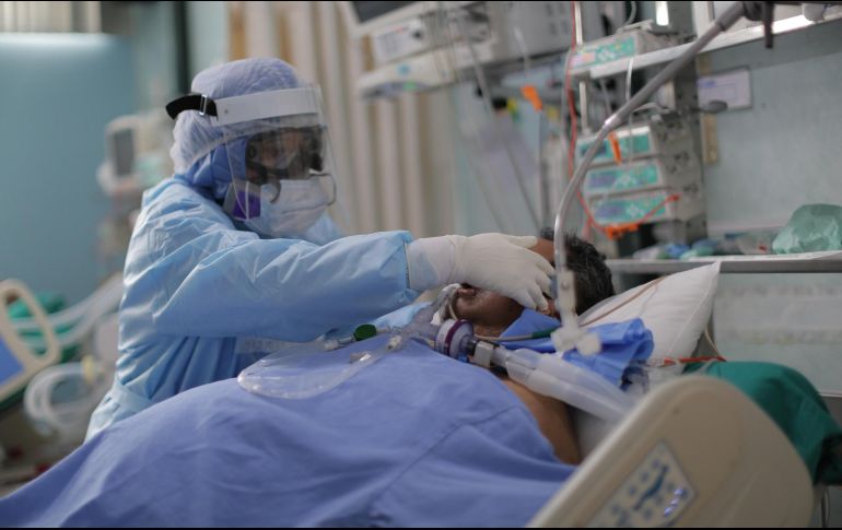 Jalisco padece la tercera ola de COVID-19. EFE/L. González