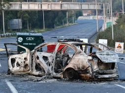 En las zonas aledañas a la Fiscalía hubo bloqueos y balaceras. SUN/Archivo