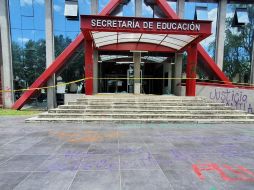 El sábado pasado, un grupo de 10 mujeres protestó reclamando la impunidad por el caso de abusos sexuales contra dos menores en 2019. EL INFORMADOR/R. Bobadilla