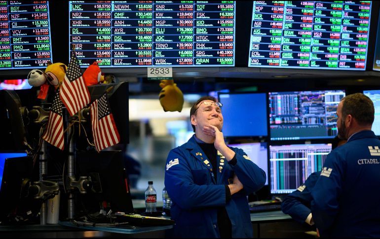 De los tres indicadores, sólo el Dow Jones ganó un 0.13% y el selectivo S&P500 un 0.12 por ciento. AFP/ARHIVO