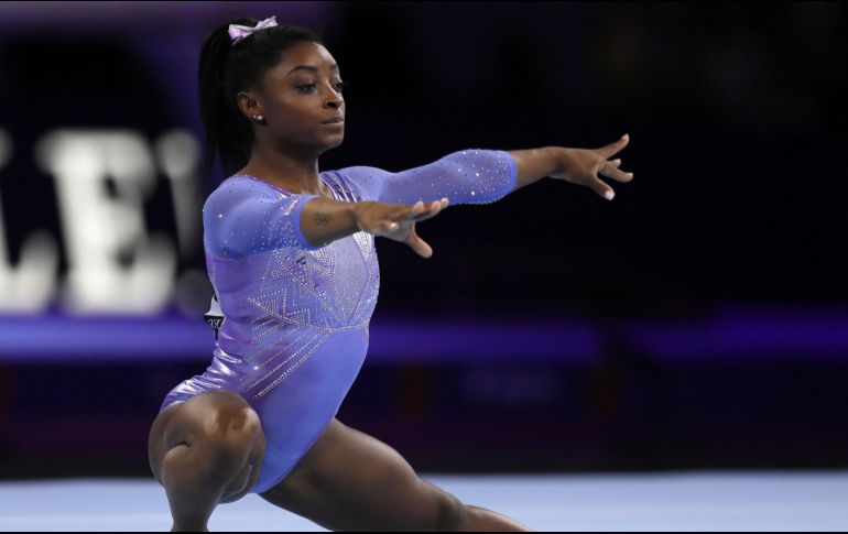 Simone Biles, cuatro veces campeona olímpica y una de las principales figuras de la delegación estadounidense para Tokio-2020 está entre las víctimas de Larry Nassar. EFE/ARCHIVO