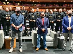 AL FRENTE. De izquierda a derecha: Fernando Favela, director del Auditorio Telmex; Gamaliel Contreras, director del Mariachi Internacional CHG, y Jesús Medina, director de la OFJ. EL INFORMADOR/ N. GUTIÉRREZ