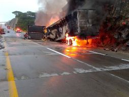 La vialidad está parcialmente cerrada. TWITTER / @GobTlajomulco