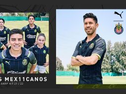 Chivas hizo del conocimiento popular, que la playera alternativa será en color gris oscuro a negro, pero con vivos en verde, casi confundible con amarillo. ESPECIAL / Chivas