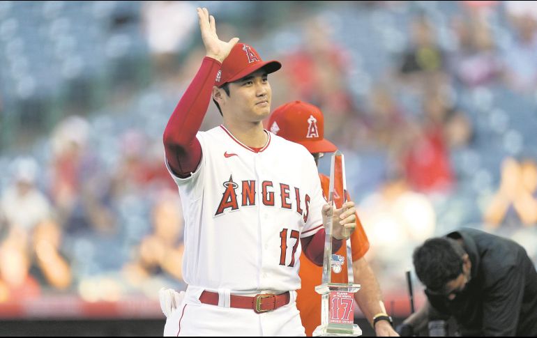 El pelotero nipón es uno de los jugadores más destacados de la Gran Carpa gracias a su labor como lanzador y toletero de poder. AP/M. Terrill