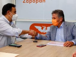 Juan José Frangie manifestó que en este nuevo reto necesitará de gente de experiencia, y agradeció la disposición de Salvador Cosío Gaona. ESPECIAL