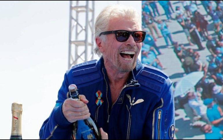 El 11 de julio el magnate británico Richard Branson ascendió 80 km para llegar al borde del espacio. REUTERS