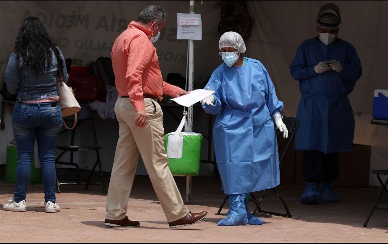 Jalisco regresa al color naranja en semáforo epidemiológico. SUN/C. Mejía