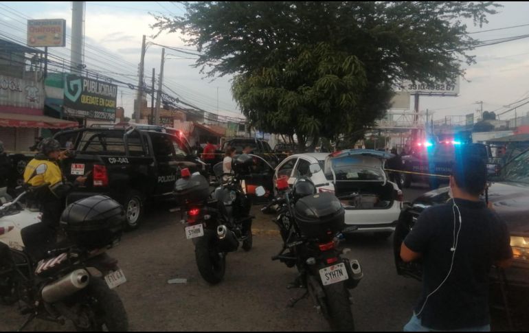 Autoridades aseguraron un arma de fuego en el lugar. ESPECIAL/Secretaría de Seguridad Pública