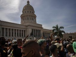Hay registro de por lo menos 600 personas encarceladas tras las manifestaciones en la isla. AP/R. Espinosa