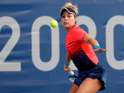 El domingo Renata Zarazúa volverá a la cancha, esta vez acompañada de Giuliana Olmos, en la competencia de dobles femenil. EFE/K. Försterling