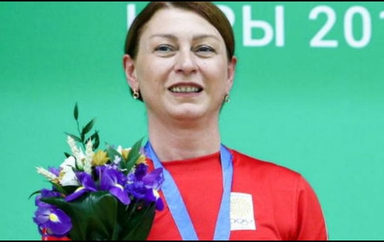 Nino Salukvadze representa a Georgia. En la foto está en los Juegos Europeos de Minsk 2019. GETTY