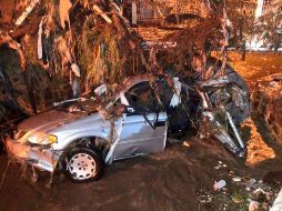 Hasta el momento no se reportan lesionados por la inundación y sus efectos. TWITTER@sergioramloz