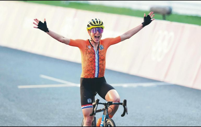 ANNEMIEK VAN CLEUTEN. Creyó que había triunfado en el ciclismo de ruta. EFE