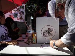 AMLO llama a la población a participar en consulta popular y que ejerzan sus derechos. NTX / ARCHIVO