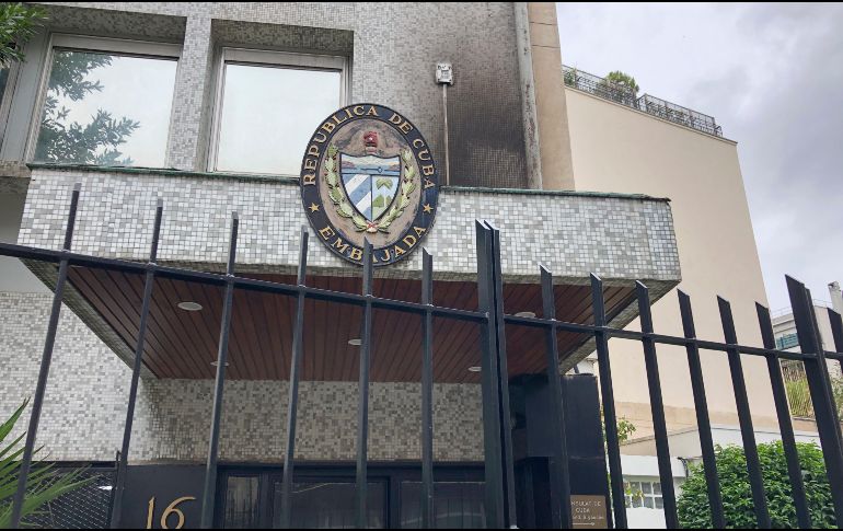 Desde que estallaron las protestas, las autoridades cubanas han mantenido la estrategia de culpar a EU de todos los problemas que sufre el país. AP / C. Gaschka