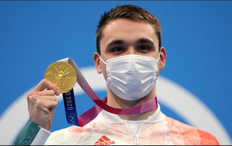 Kristof Milak batió un récord que parecía inalcanzable y se adjudicó la medalla de oro. AP/M. SCHRADER