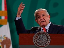 ''Viene el beisbol, vamos con República Dominicana, no está fácil, no es papita, pero los mexicanos nos crecemos cuando se trata de competencias internacionales'', dijo el Mandatario en su conferencia mañanera. EFE / M. Guzmán