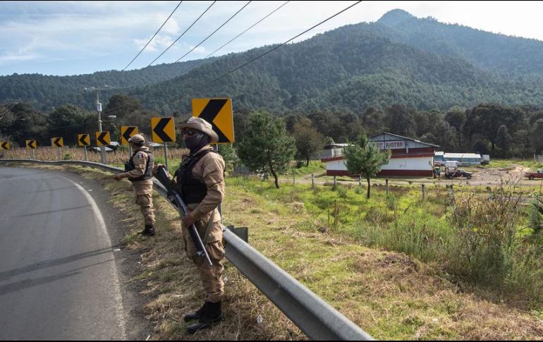El Cártel Nueva Generación se adjudicó el triple homicidio ocurrido en Chinicuila. AFP/ARCHIVO