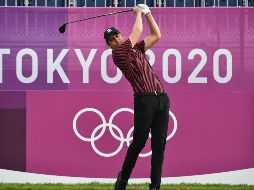 Ortiz anotó siete birdies y un bogey para finalizar con 65 golpes. AFP/K. Nogi