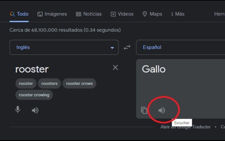 Es común que los usuarios en Internet se diviertan con la herramienta de Google. ESPECIAL / GOOGLE