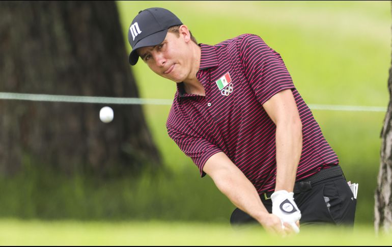 Ortiz lleva una cuenta de 9 golpes bajo par. XINHUA/V. Straffon