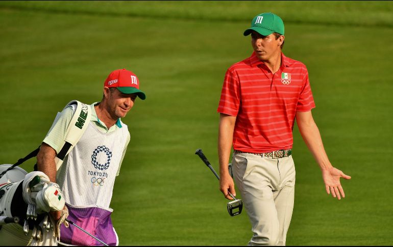 La delegación mexicana se ha entusiasmado con la posibilidad de conseguir una medalla en la disciplina del golf. AFP/K. NOGI