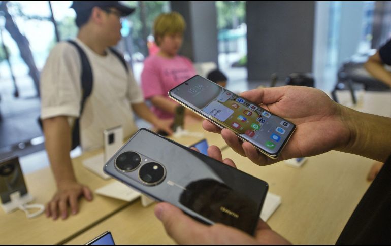 La serie P, cuenta con el modelo P50 y el P50 Pro. AFP