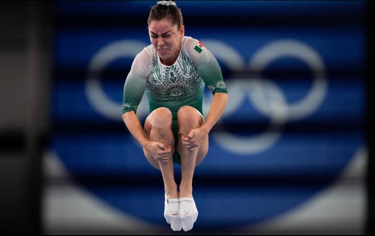 Dafne Navarro ocupó el octavo puesto de la competencia con 48.345 puntos. AFP/Y. IWAMURA