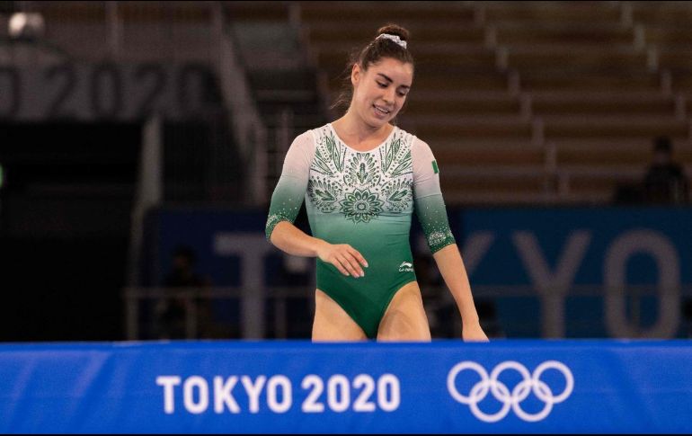 Dafne Navarro ocupó el octavo puesto de la competencia con 48.345 puntos. AFP/Y. IWAMURA