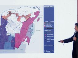 Rogelio Jiménez Pons. El director general de FONATUR detalla aspectos de la construcción del Tren Maya. NOTIMEX/Archivo