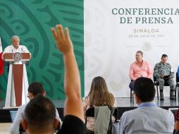 AMLO recordó que en marzo próximo tendrá lugar la consulta de revocación de mandato. EFE/Presidencia de México