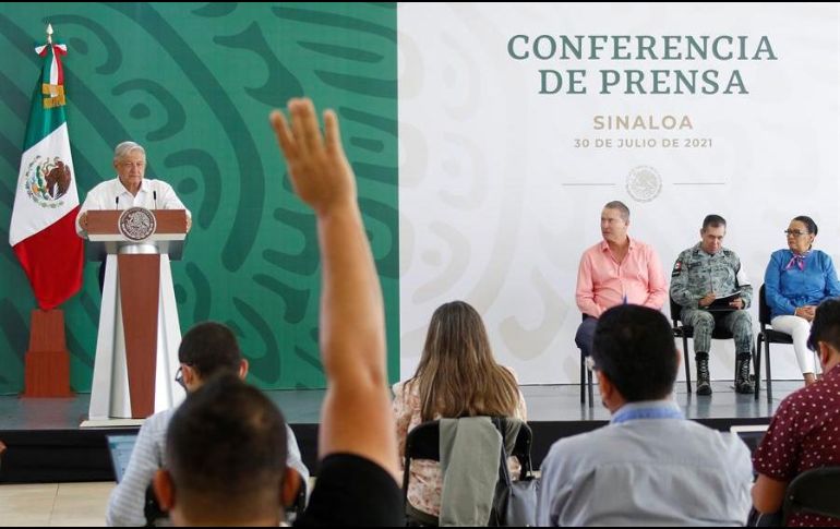 AMLO recordó que en marzo próximo tendrá lugar la consulta de revocación de mandato. EFE/Presidencia de México