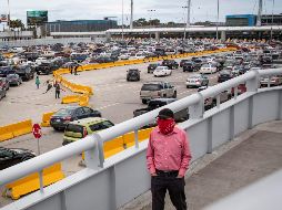 Desde 20 de marzo de 2020, el entonces presidente Donald Trump anunció cierre de la frontera a los viajeros no esenciales debido a la pandemia. EFE/C. Monterrosa