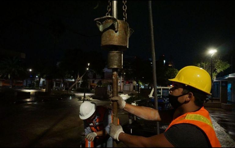 El estudio fue realizado ayer sábado por ingenieros de la SIOP. ESPECIAL /